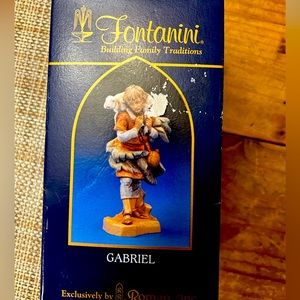 Fontanini nativity figure Gabriel. 5 inch. Dated 1992. New in box.